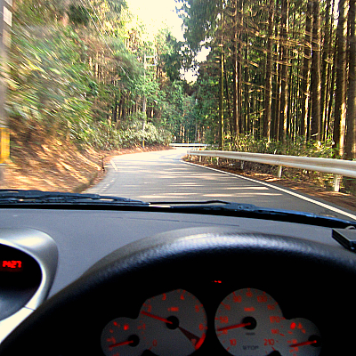 ３６２号線　千頭への道